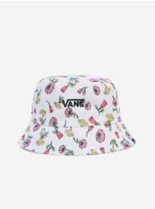 Bílý dámský květovaný klobouk VANS