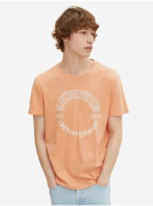 Meruňkové pánské tričko Tom Tailor