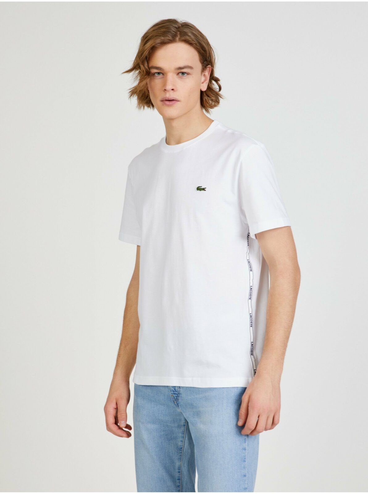 Bílé pánské tričko Lacoste