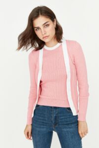 Trendyol Pink Blouse-Cardigan Button Detailed