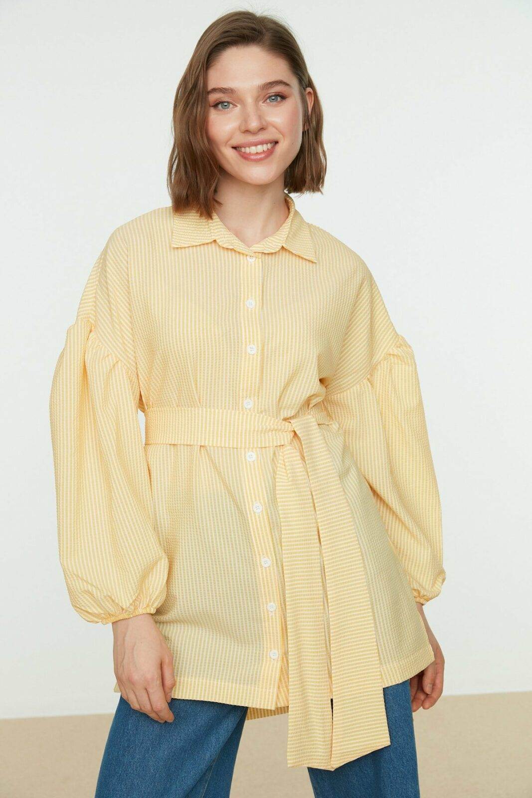 Trendyol Shirt - Yellow -