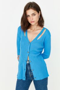 Trendyol Blue Cut Out Detailed