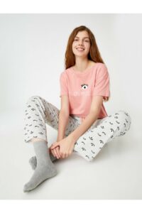 Koton Eye Printed Pajamas