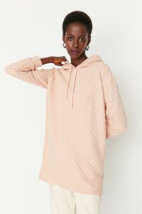Trendyol Powder Hooded Quilted