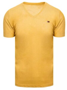 Basic men's T-shirt mustard