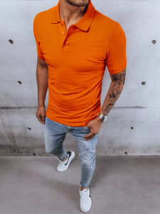 Orange polo shirt Dstreet