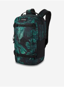 Zeleno-černý vzorovaný batoh Dakine Urban