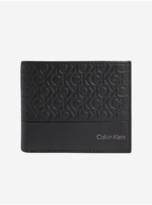 Černá pánská kožená peněženka Calvin