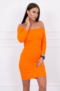 Dress fitted - ribbed