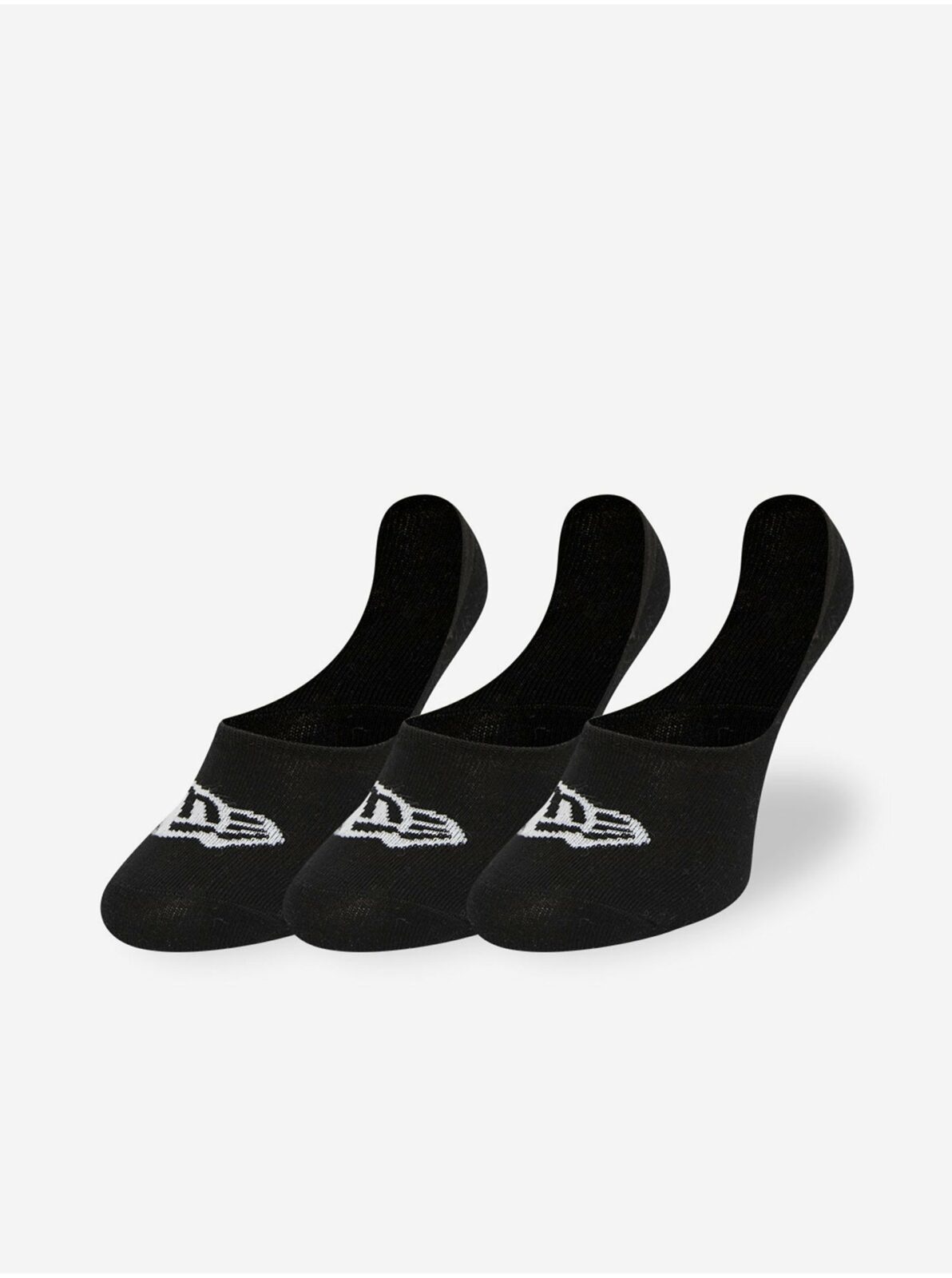 Sada tří párů ponožek v černé barvě