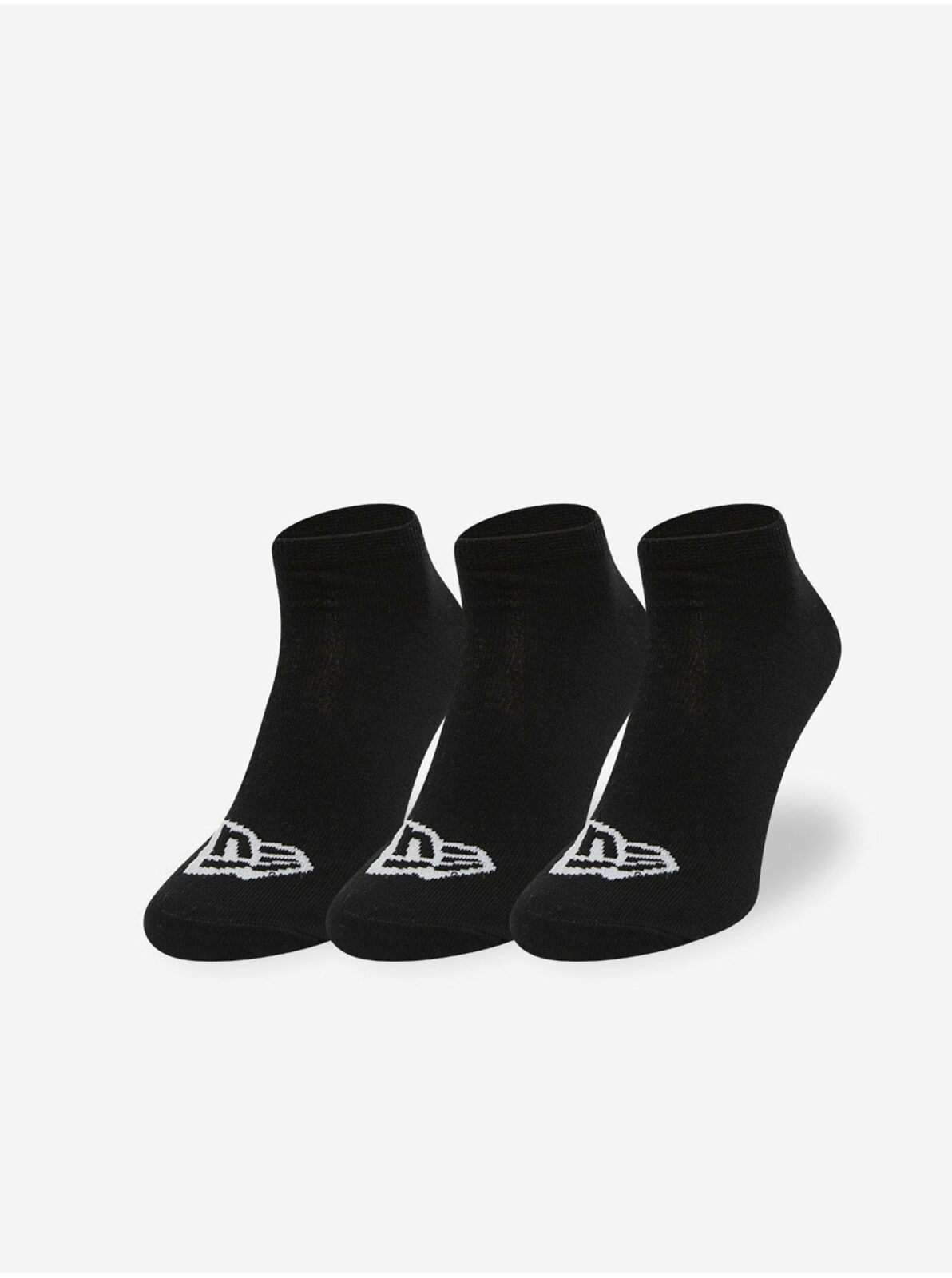 Sada tří párů ponožek v černé barvě
