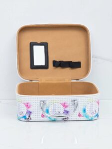 Women's wash bags with print