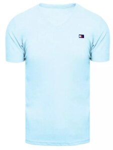 Basic blue men's T-shirt