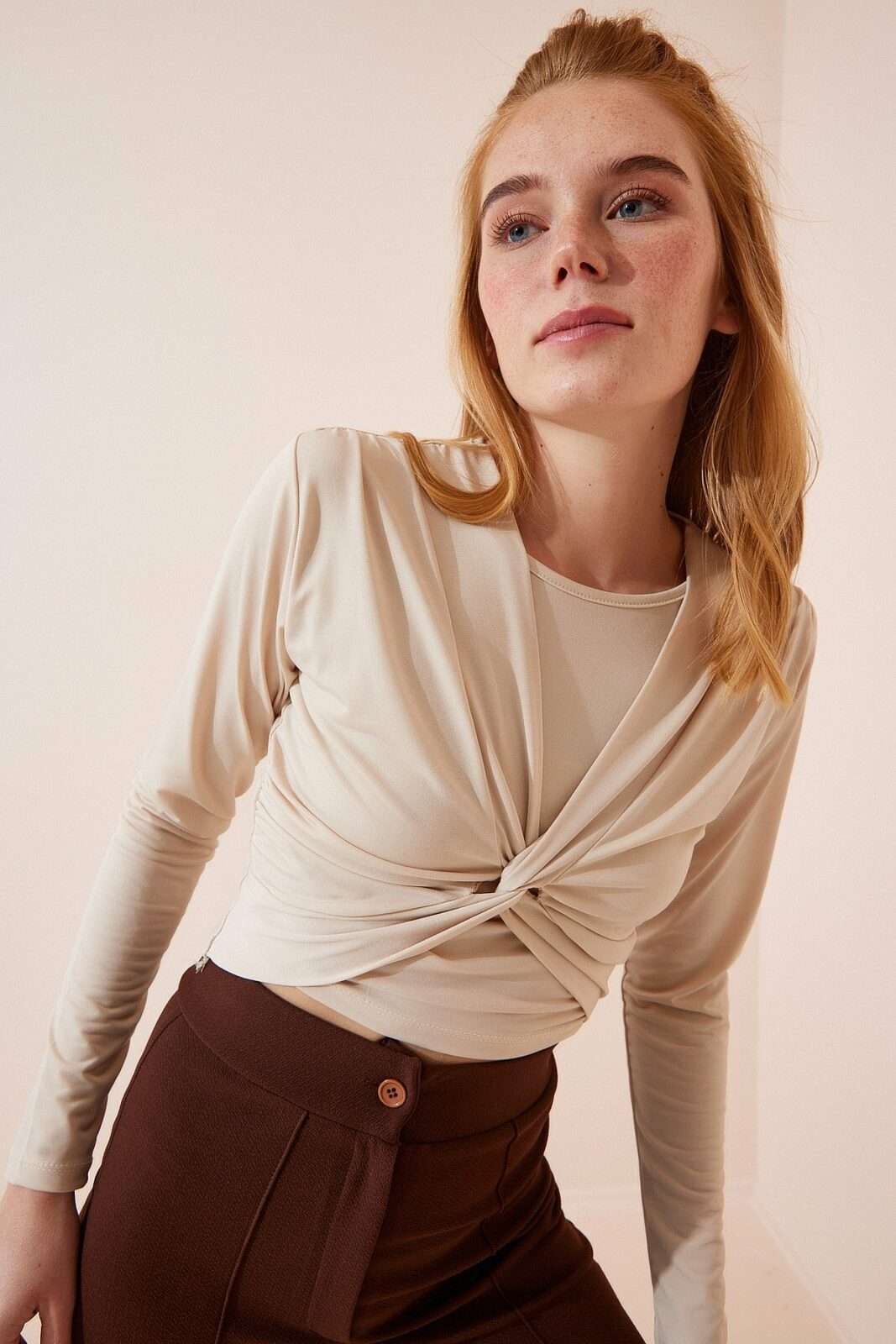 Happiness İstanbul Blouse - Beige