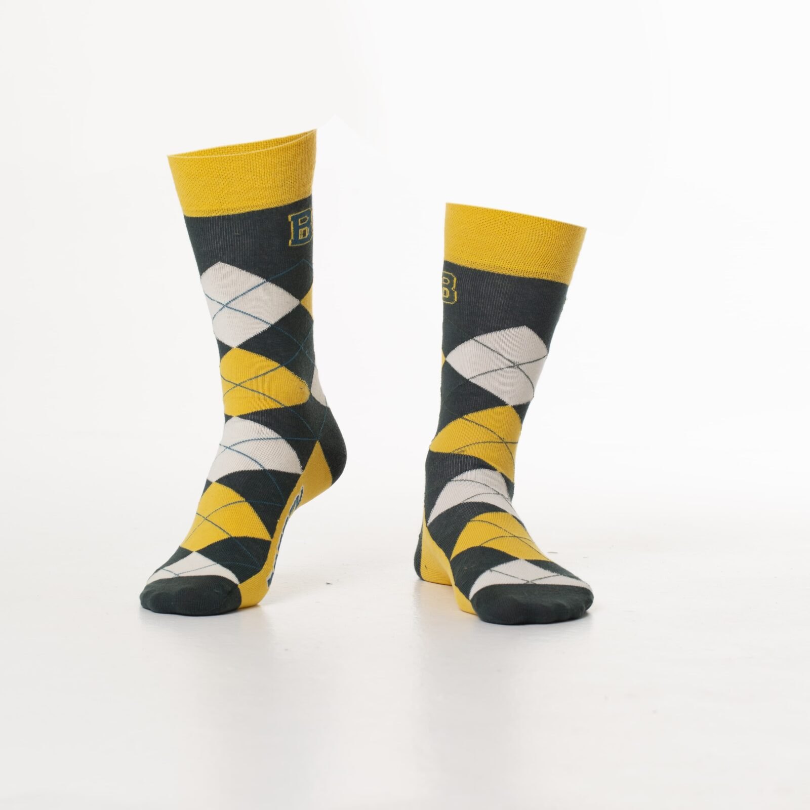 Žluté pánské ponožky s
