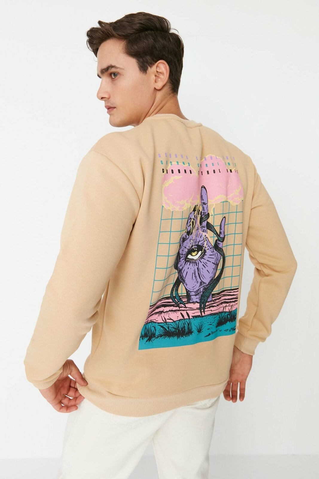 Trendyol Sweatshirt - Beige