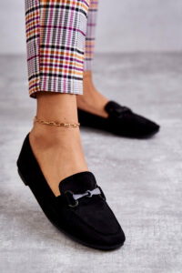 Suede Classic Loafers Black