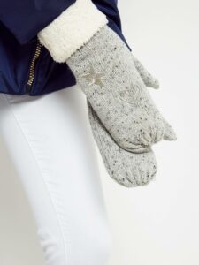 Gloves gray melange Yups