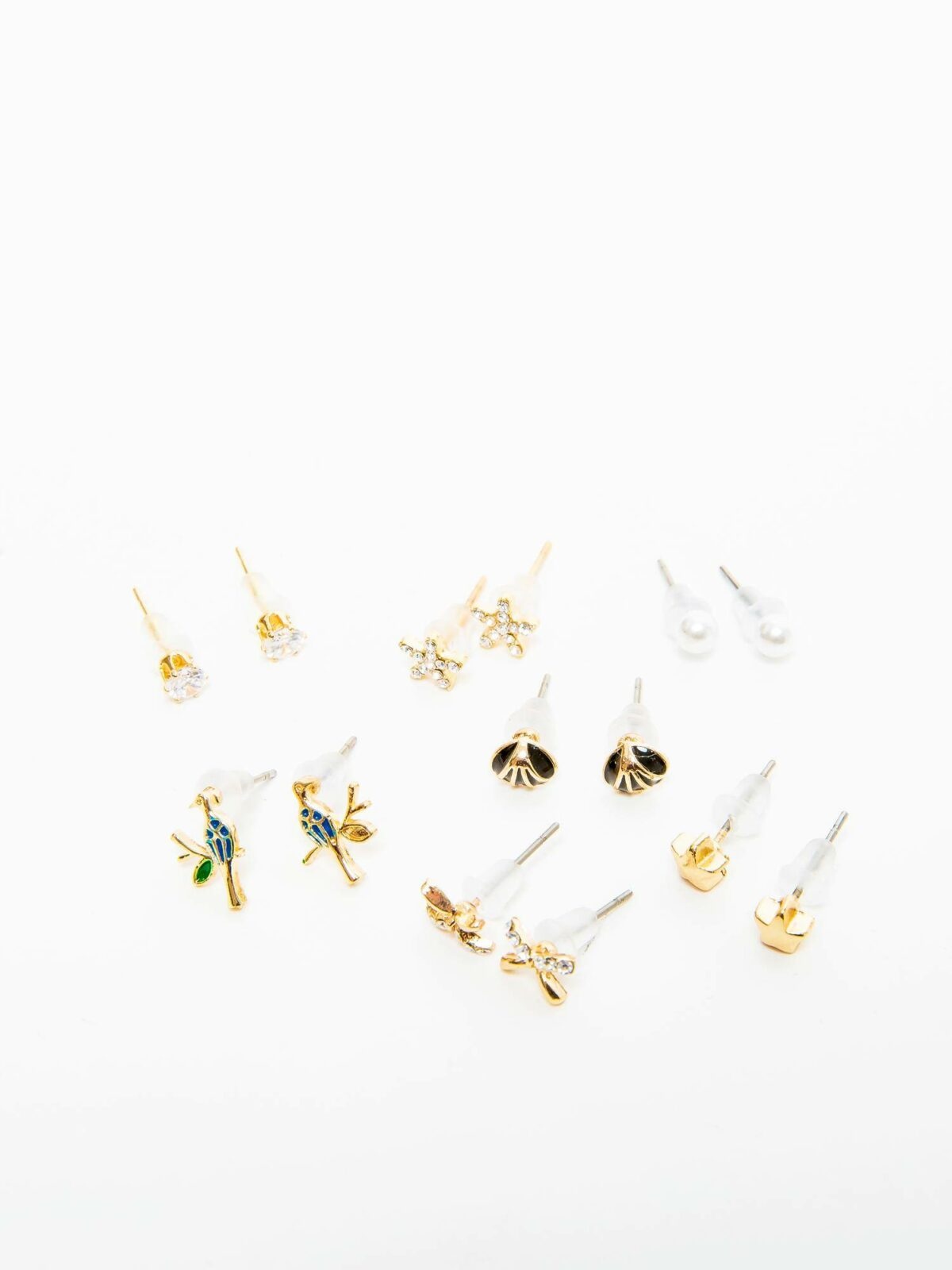 Gold earrings Yups dbi0441.