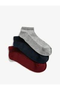 Koton Basic 3-Pack Booties Socks
