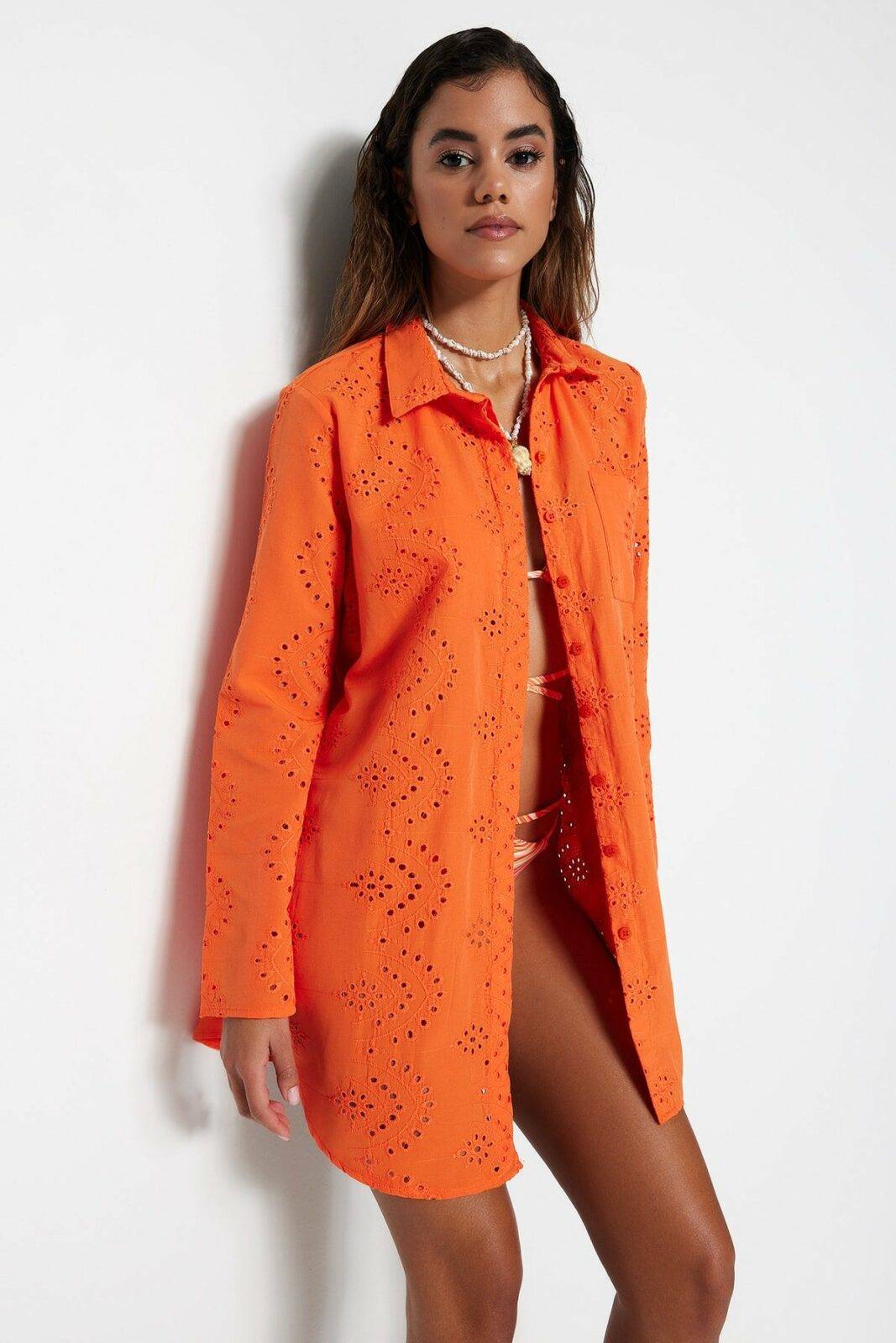 Trendyol Shirt - Orange -