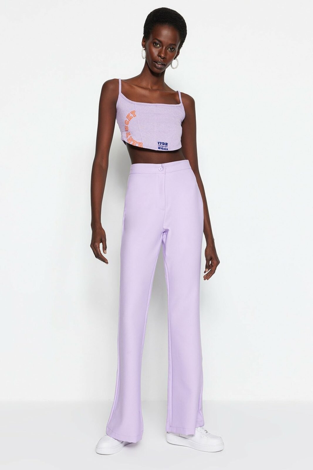 Trendyol Pants - Purple