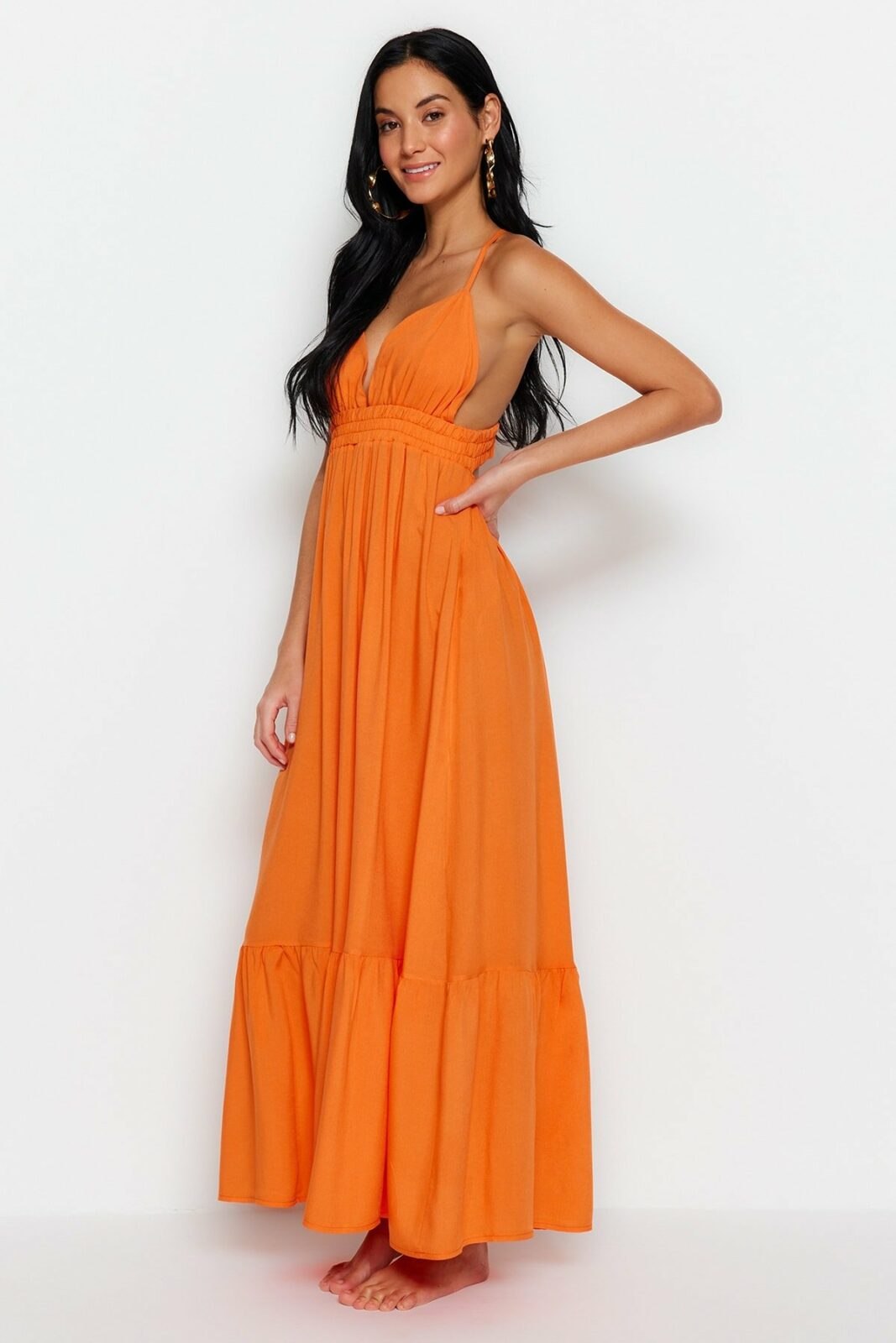 Trendyol Dress - Orange -
