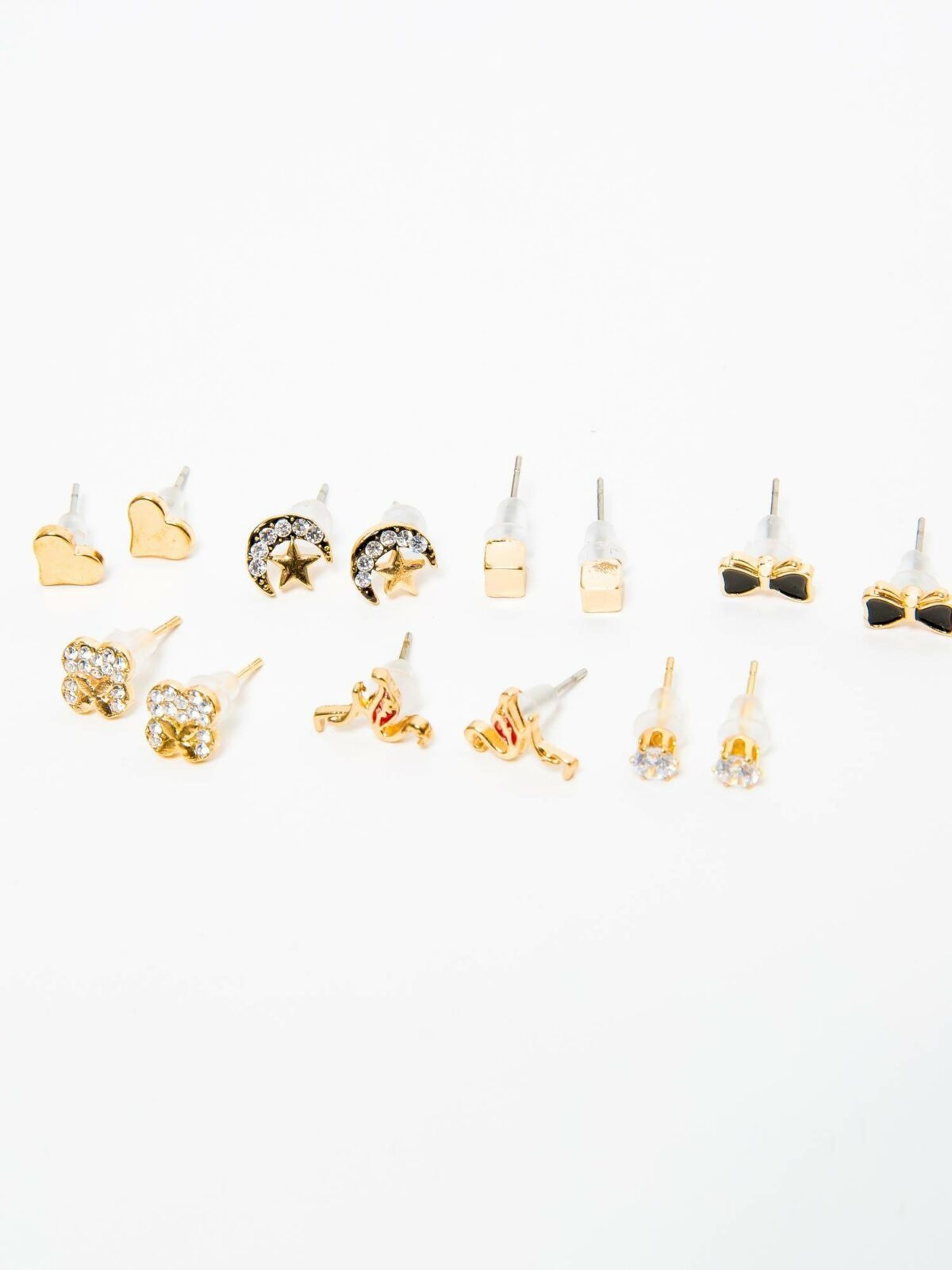 Gold earrings Yups dbi0442.