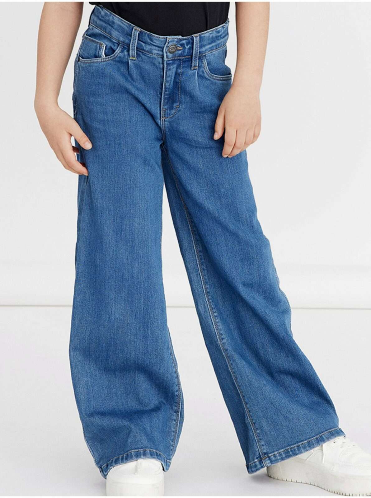 Modré holčičí široké džíny name