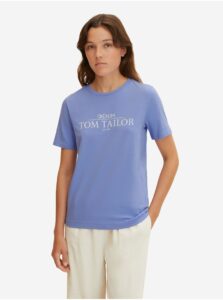 Světle fialové dámské tričko Tom Tailor