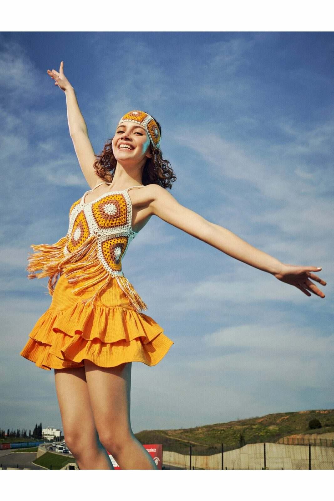 Koton Skirt - Orange