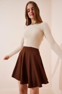 Happiness İstanbul Skirt - Brown