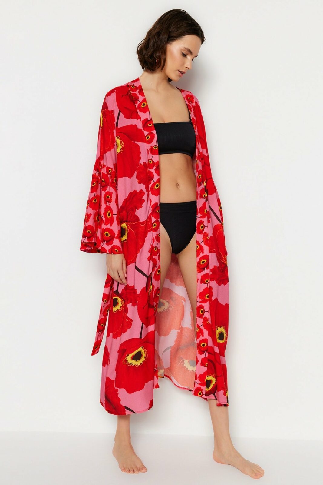Trendyol Kimono & Caftan - Red