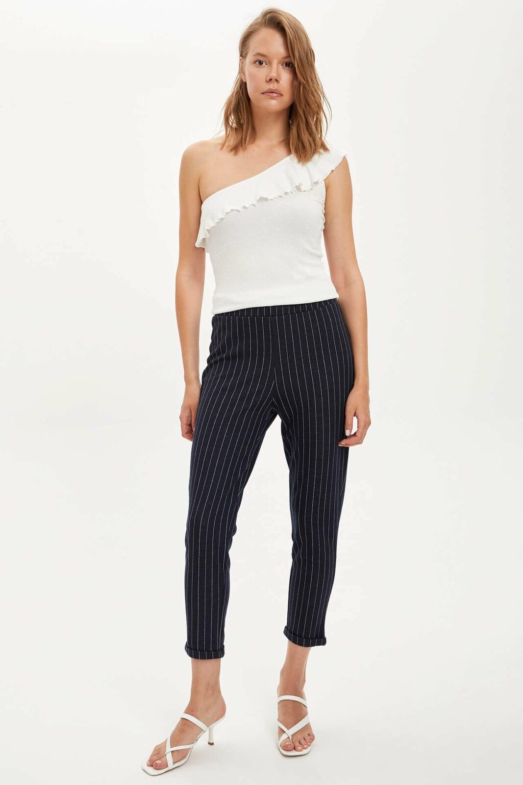 DEFACTO Relax Fit Striped