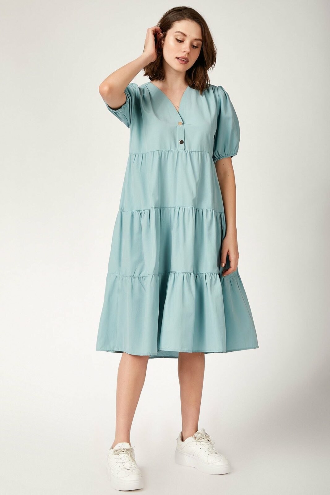 Bigdart Dress - Turquoise