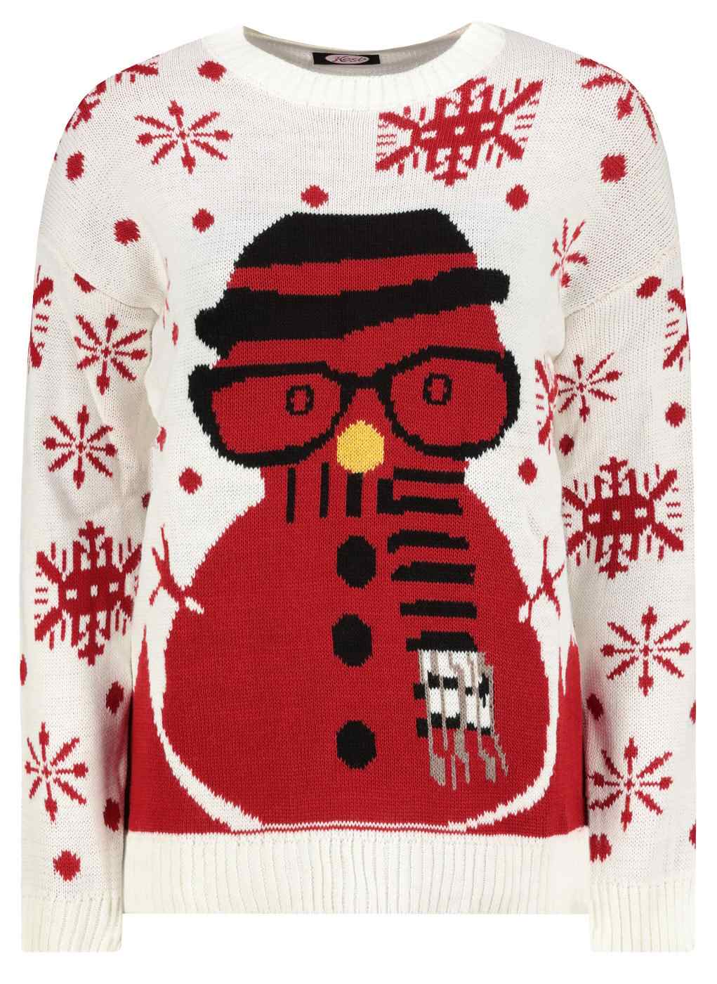 Vánoční svetr se sněhulákem