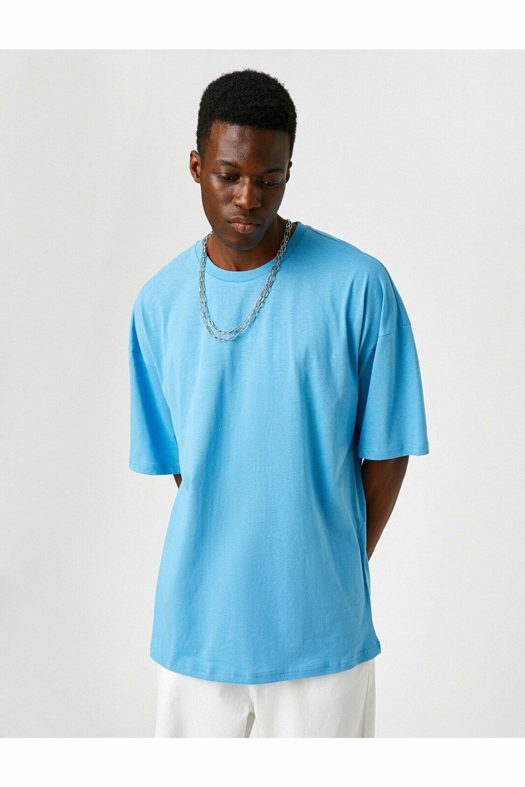 Koton T-Shirt - Blue -