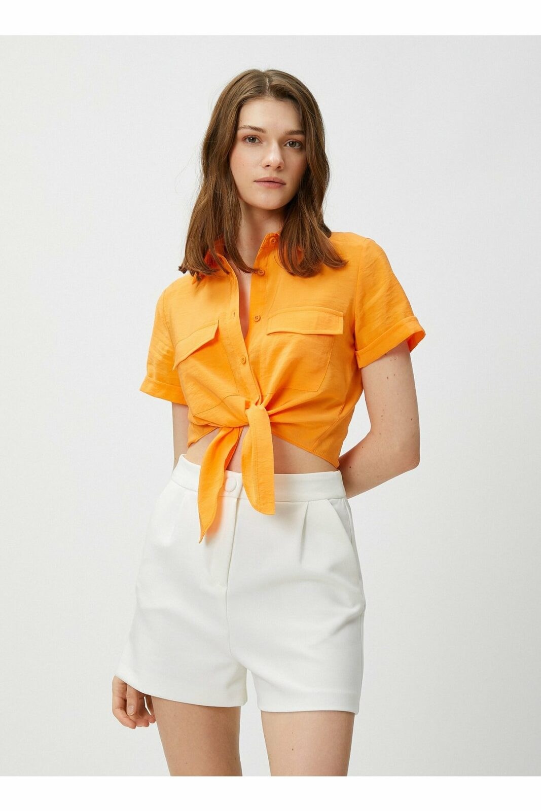 Koton Shirt - Orange -