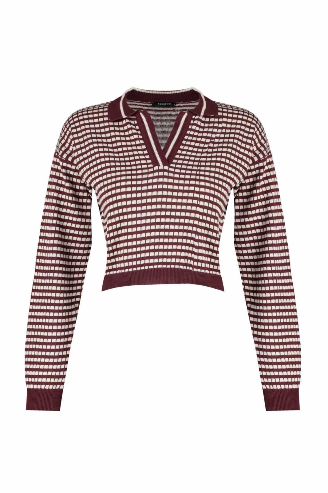 Trendyol Sweater - Burgundy -
