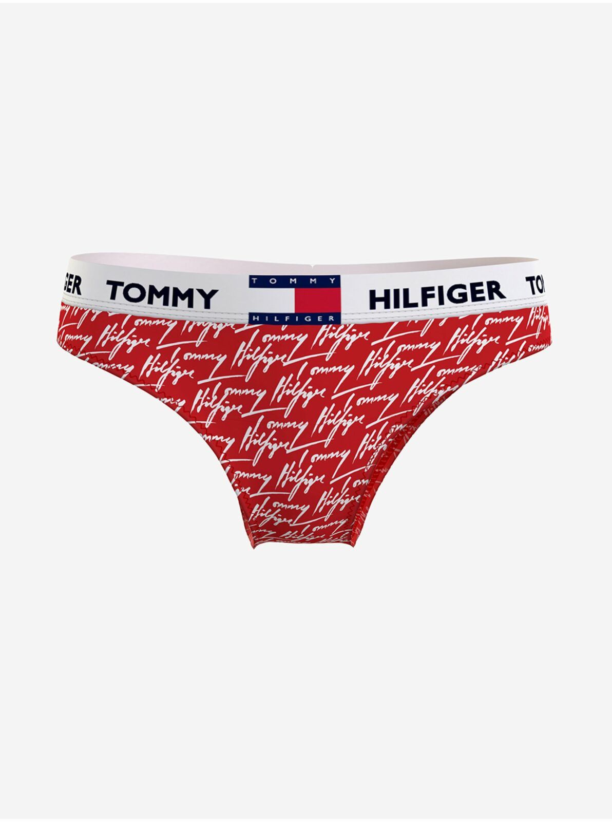 Červené vzorované kalhotky Tommy Hilfiger