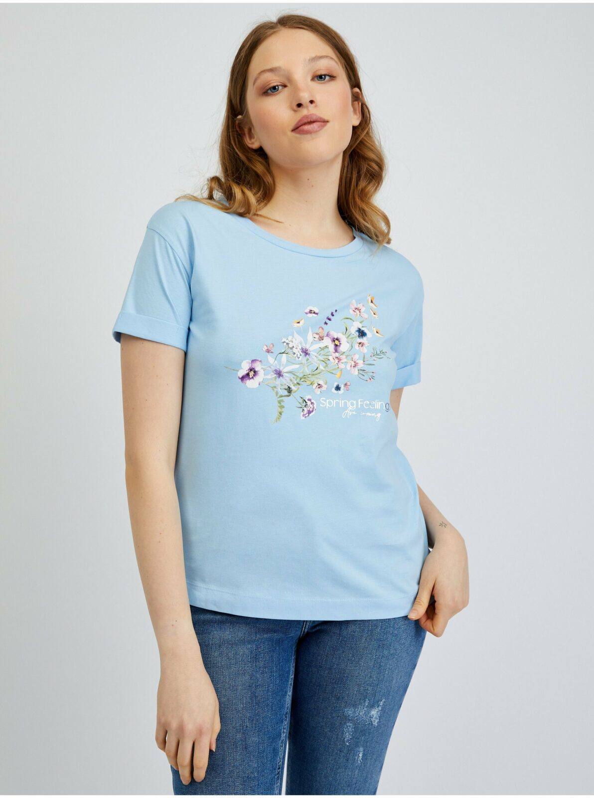 Orsay Světle modré dámské tričko