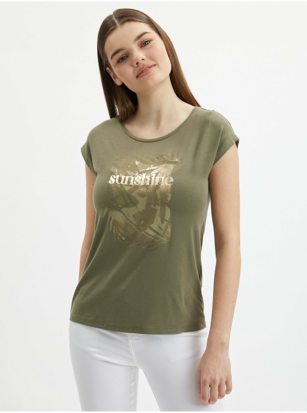Orsay Khaki dámské tričko