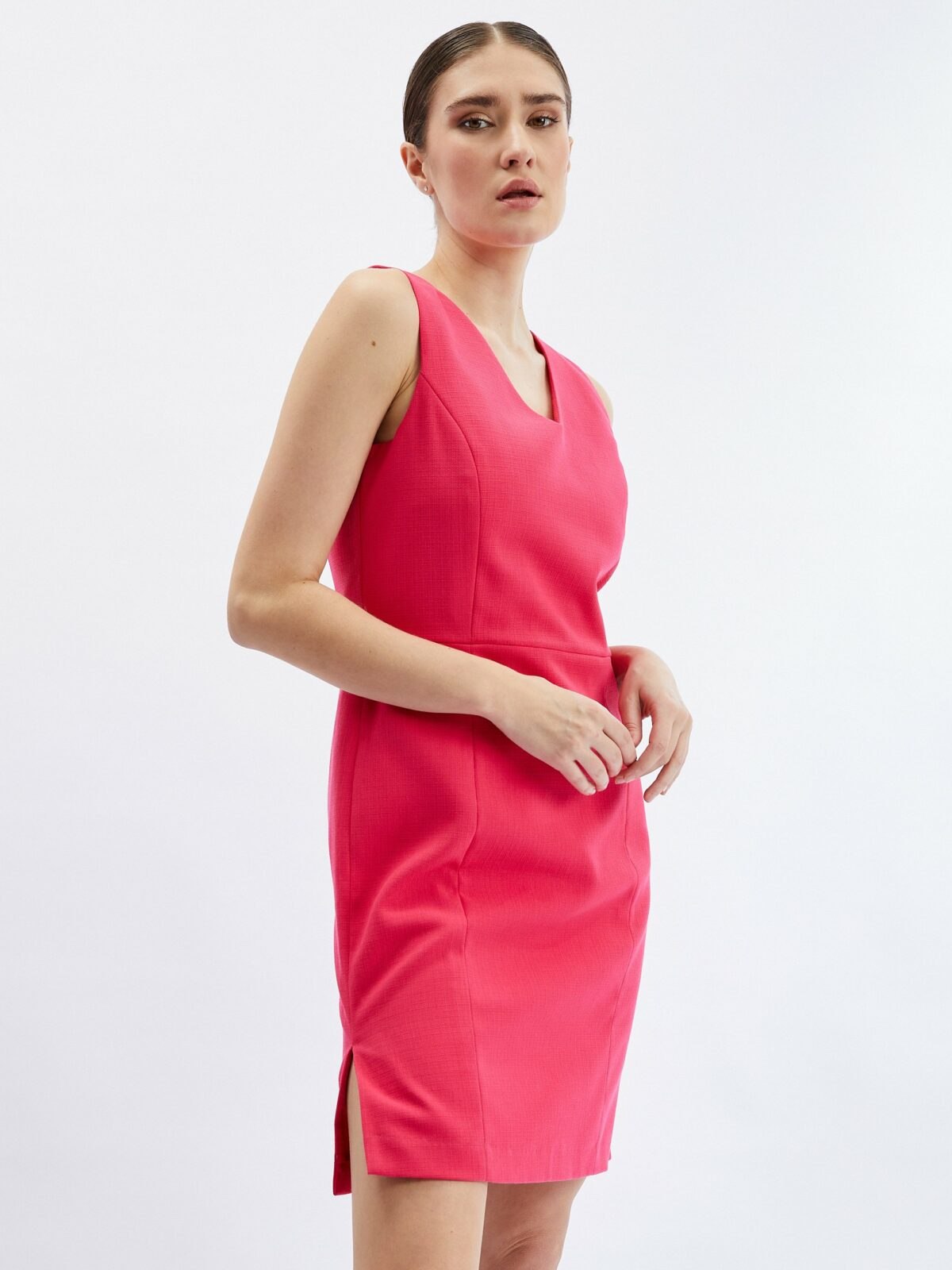 Orsay Růžové dámské pouzdrové šaty