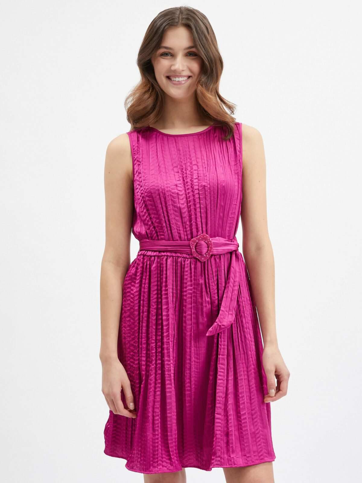 Orsay Tmavě růžové dámské šaty
