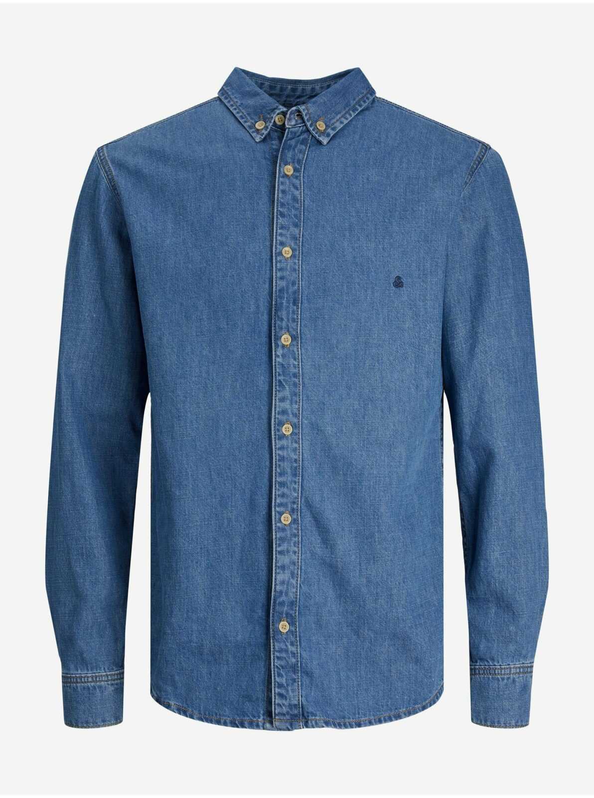 Modrá pánská džínová košile Jack &