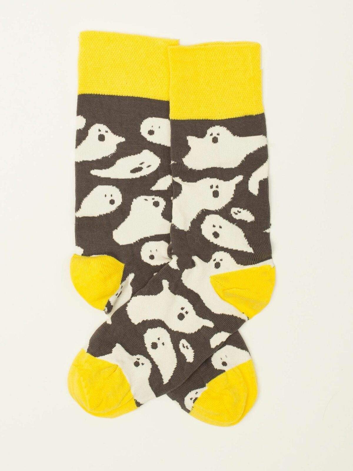 Šedožluté pánské ponožky s