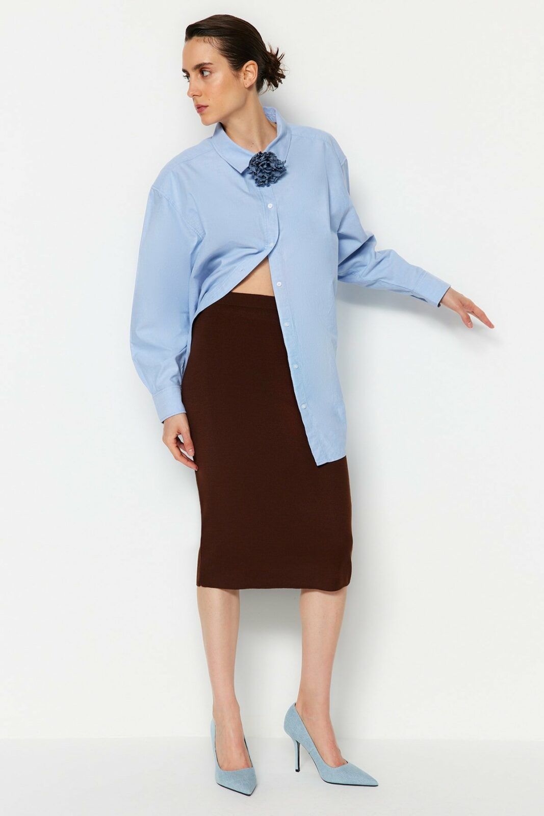 Trendyol Skirt - Brown