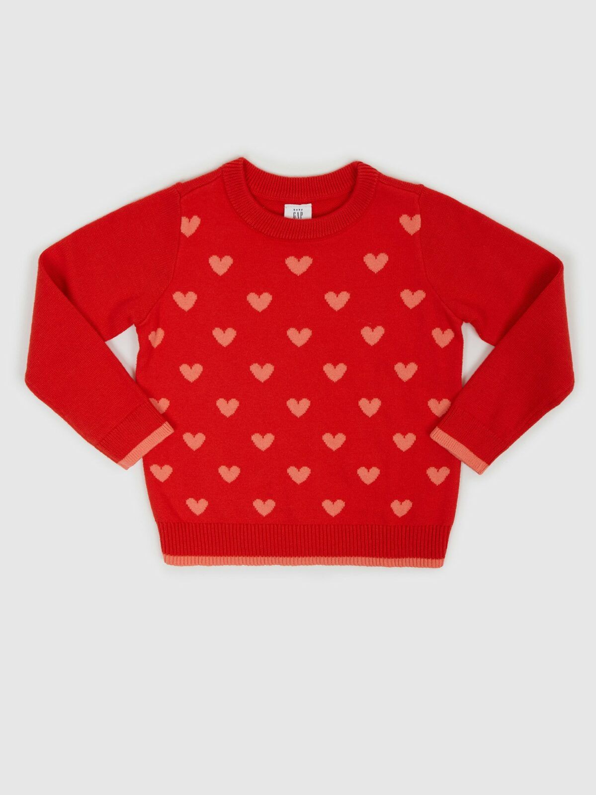 GAP Dětský svetr vzor srdce