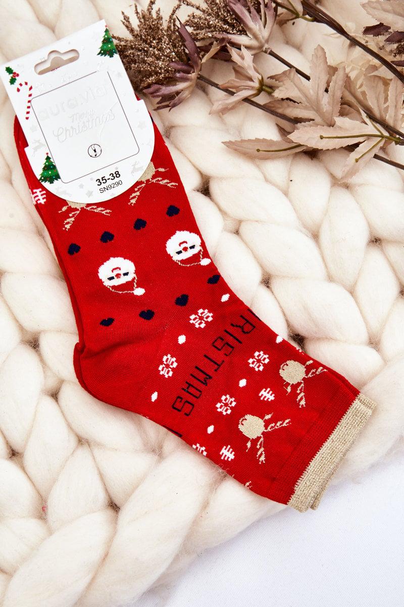 Dámské ponožky s vánočními vzory