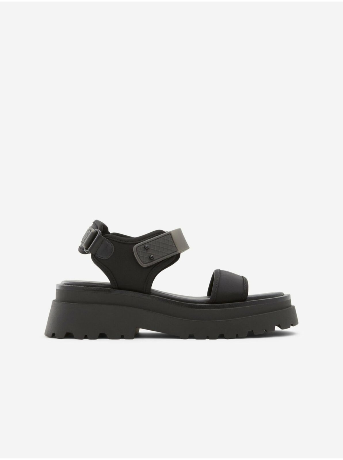 Černé dámské sandály na platformě ALDO